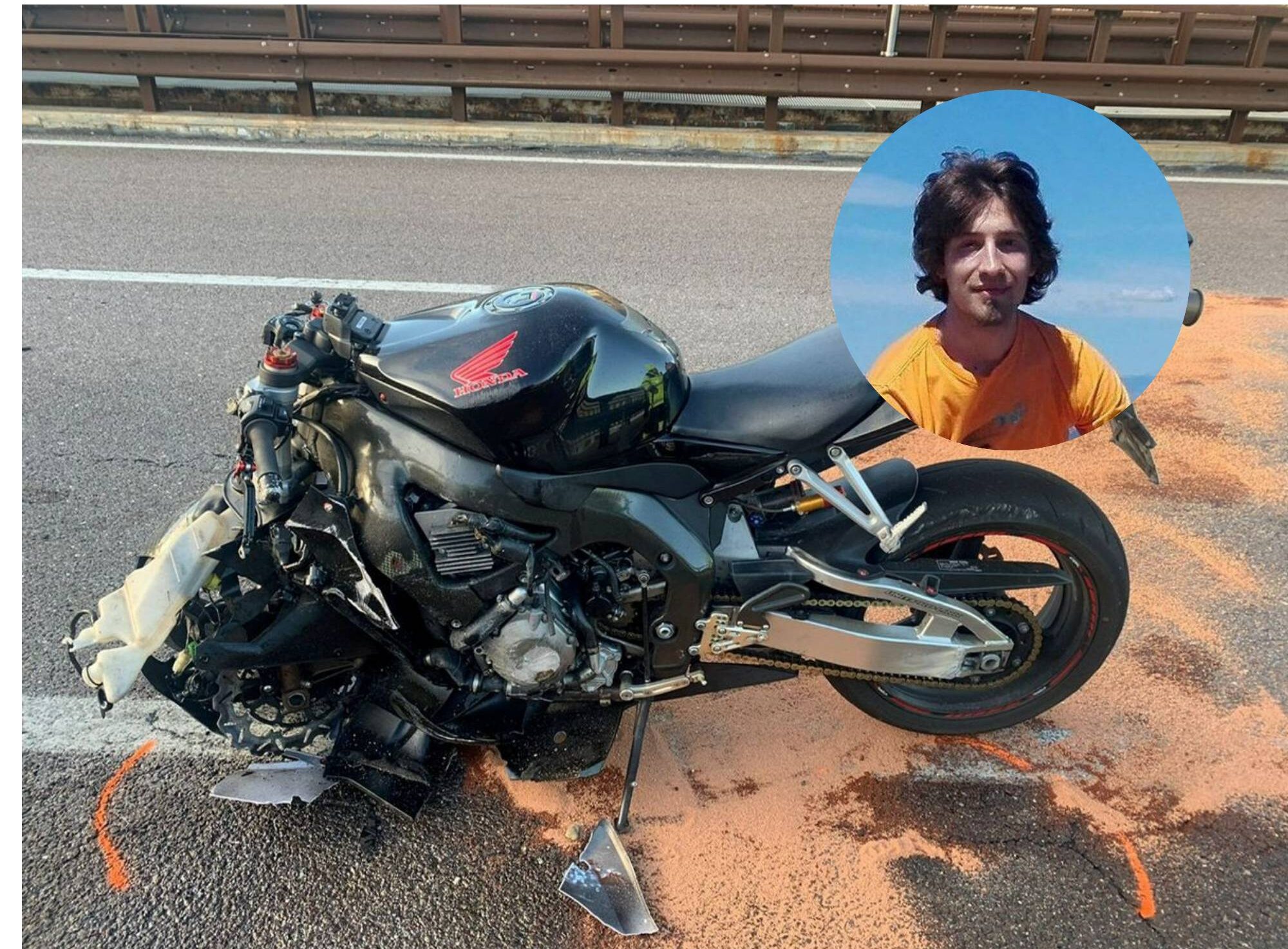 Schianto A Rovereto Perde Il Controllo Della Moto E Sbatte Contro Il