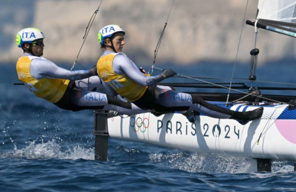 Ruggero Tita e Caterina Banti in gara ai Giochi olimpici dove hanno vinto l'oro