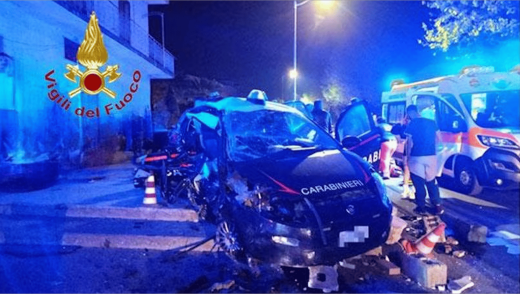 L'incidente a Salerno in cui sono morti i due carabinieri