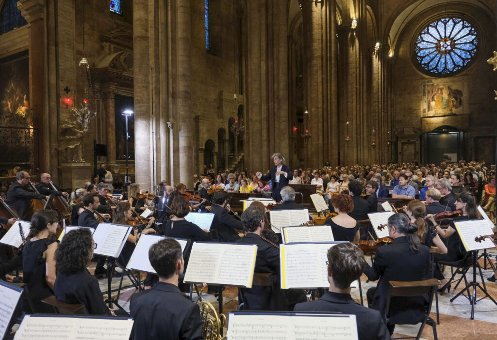 L'orchestra Haydn in cattedrale (Foto di Federico Nardelli)