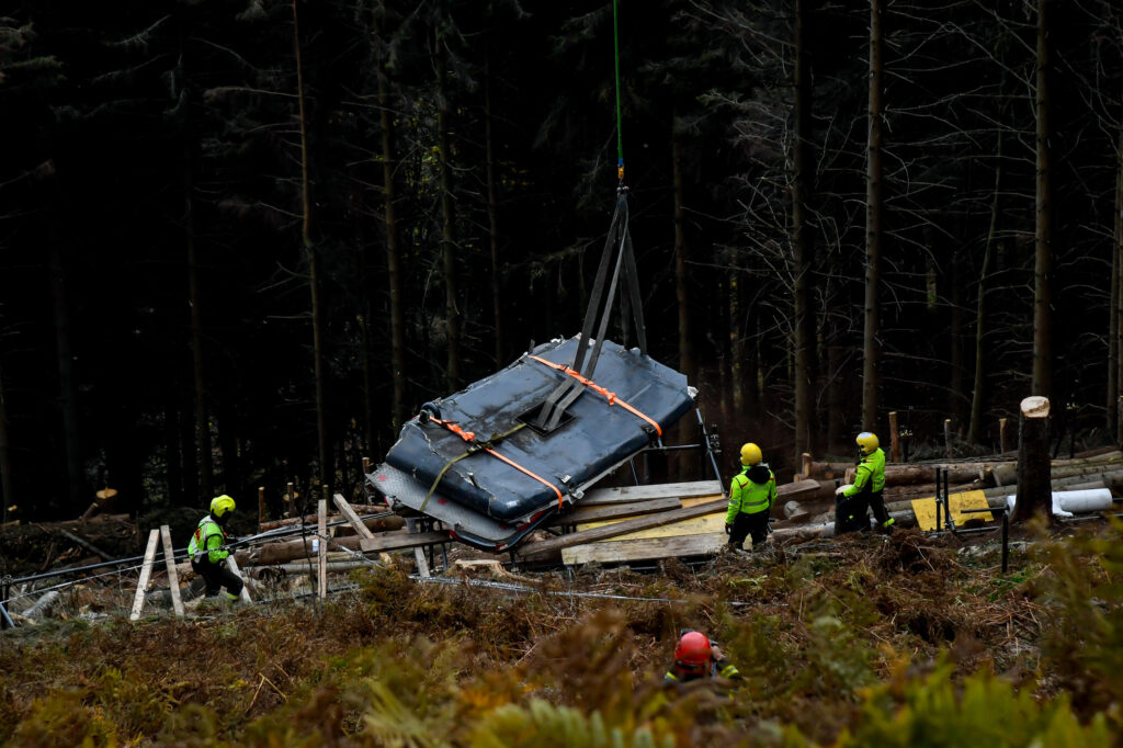 Tragedia del Mottarone (Foto LaPresse - Claudio Furlan)