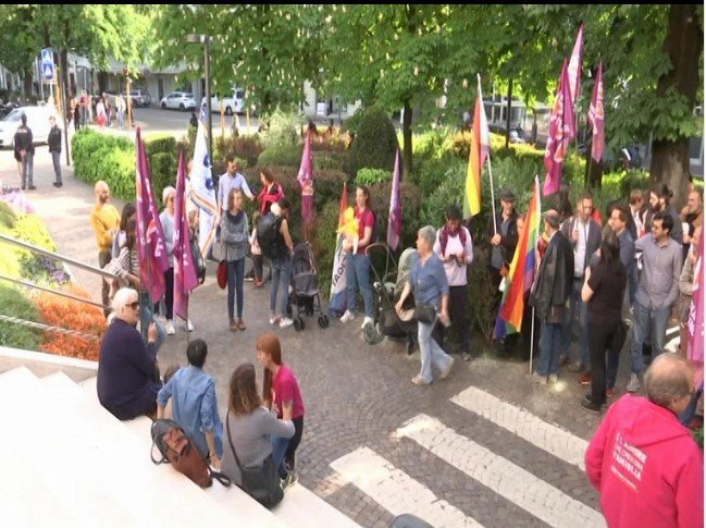 Sit-in a Trento