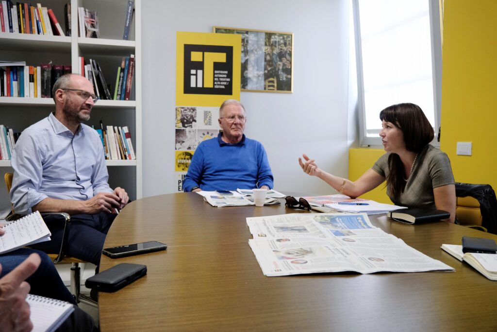 Massimo Komatz, Giorgio Casagranda, Francesca Gennai (Foto di Federico Nardelli)